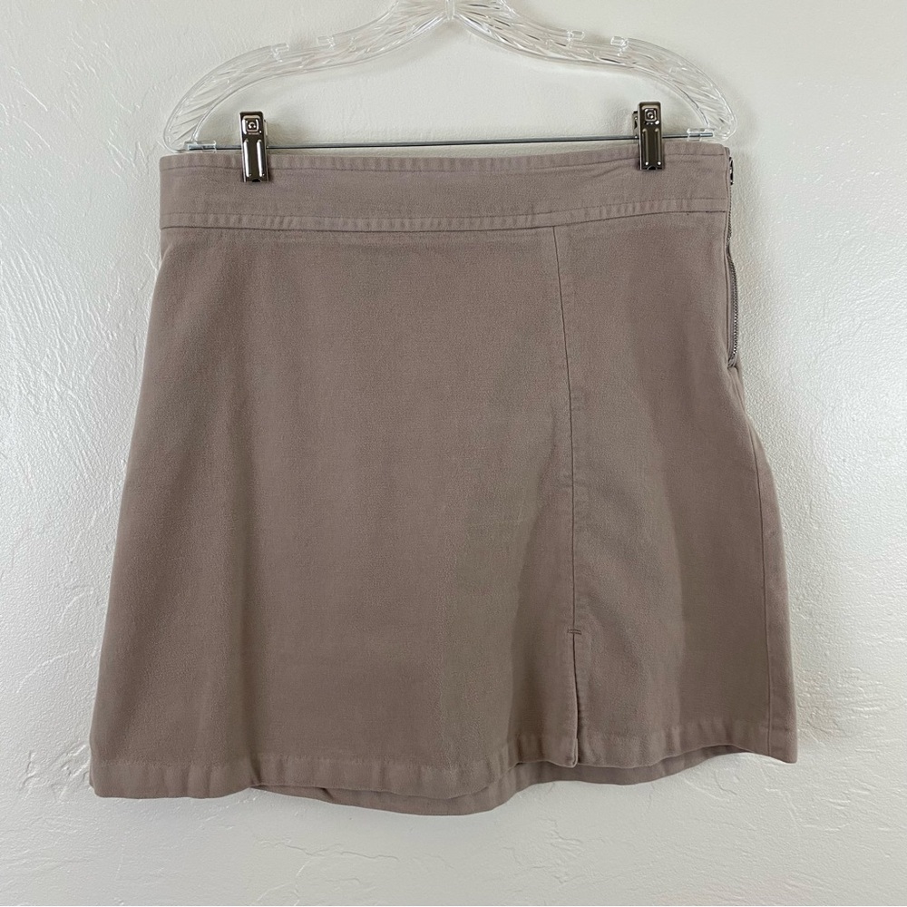 Everlane Taupe Mini Skirt